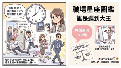 每天跟打卡鐘賽跑!職場最常遲到5星座 這星座「還在被窩」奪冠