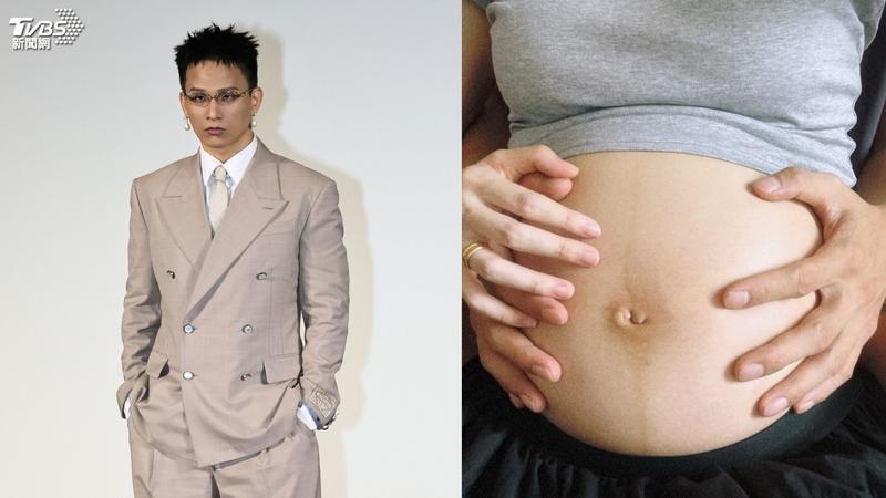 茄子蛋黃奇斌結婚2年!宣布老婆懷孕:我要當爸啦! 曬孕肚照盼「母女均安」