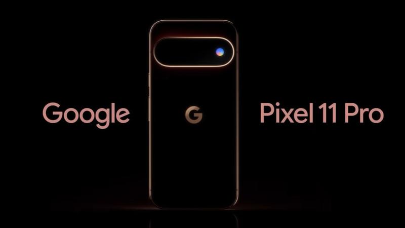 GOOGLE發表會倒數!官方突曝Pixel 11 Pro外型 竟現「神秘RGB燈」