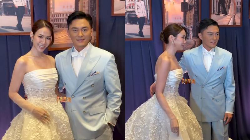 結束10年愛情長跑!楊明莊思明大馬完婚 絕美拖尾婚紗曝光
