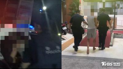 高雄男被抓!無照、毒駕還撞警吞41萬罰單 壓地上哀號:我怕怕