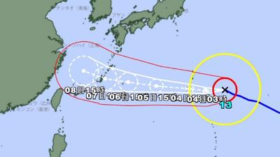 白海豚颱風向西進逼!日本、美軍最新路徑曝 父親節這時最靠近台北