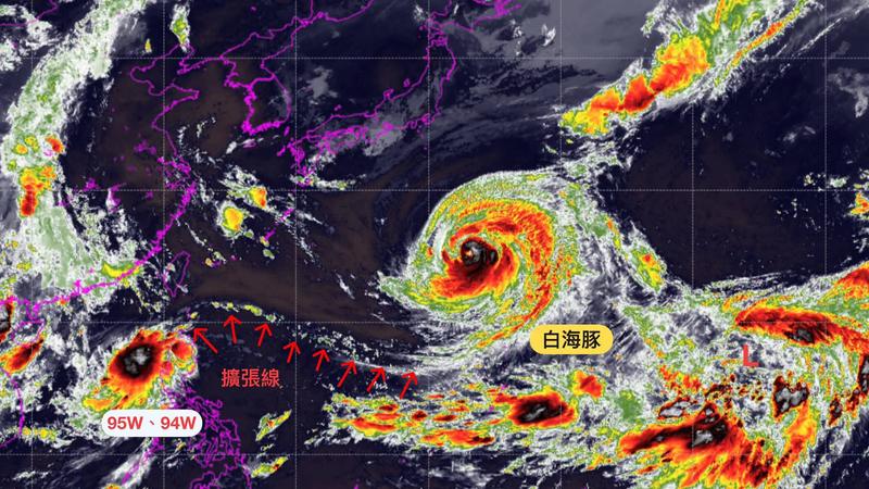 天氣/白海豚颱風結構變了 破損「內眼牆修補完」最新狀態曝