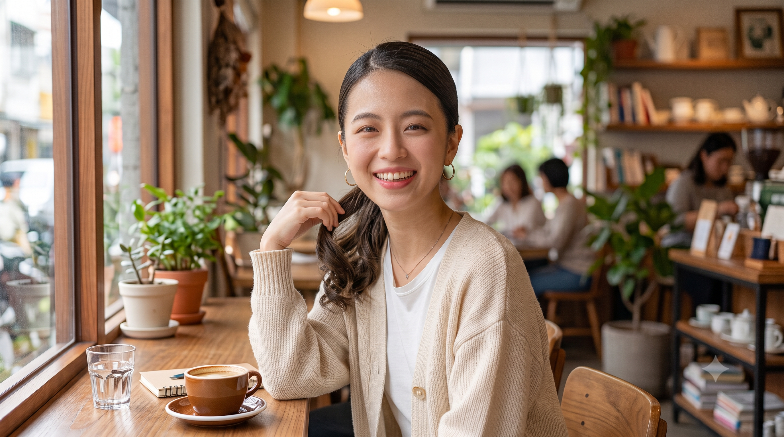 髮根太貼頭皮容易看起來塌扁無神，低顱頂馬尾簡直就是拉低顏值的陷阱。（圖／AI 生成）