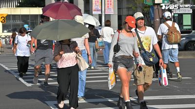明天天氣/36度高溫持續!「白海豚」外圍環流週末掃台 北部雨勢增