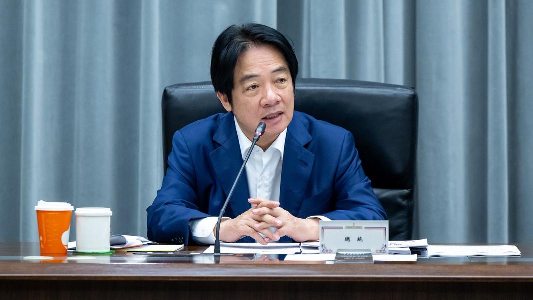 賴清德4日聽取「116年度中央政府總預算案」簡報。(圖/總統府提供)