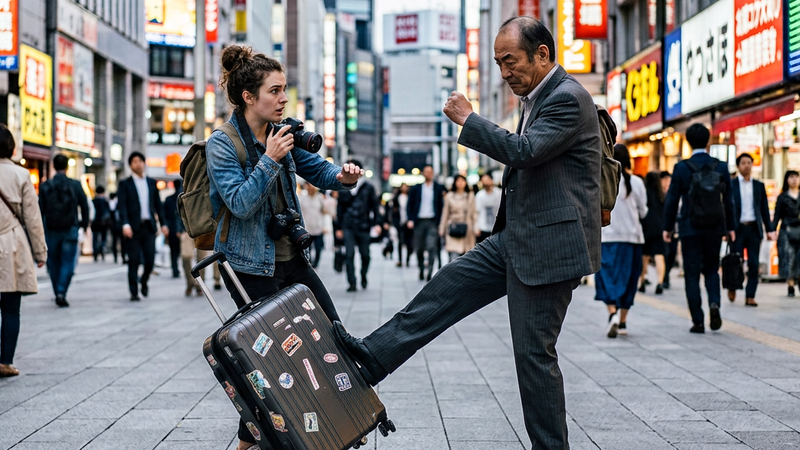 日本不只撞人族!旅日作家目擊「踢箱族」 狠踹外國遊客行李