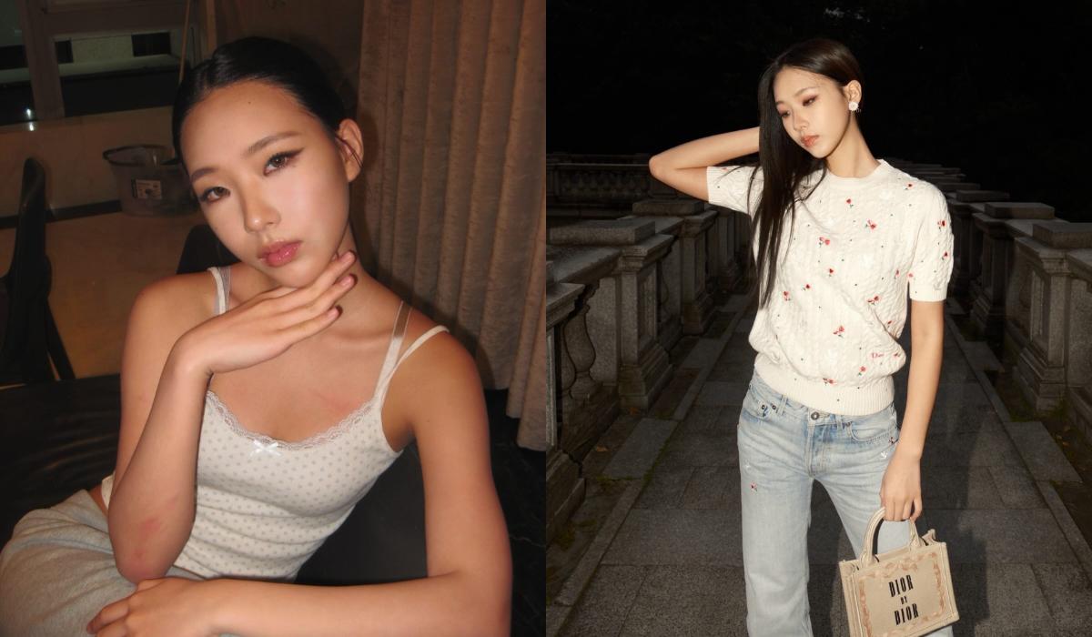 Elly的私服大多不會挑太過於繁複的花色,多以小碎花、低彩度或是復古印花為主。(圖/翻攝自IG@polarbearelly)