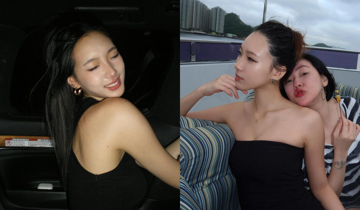 Elly很喜歡用小配件點綴洋裝,不僅能讓穿搭保留一點留白感,也不會因為飾品過多而失去質感。(圖/翻攝自IG@polarbearelly)