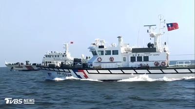 漢光演習首日!中國海警假借執法巡查侵擾金門 海巡艦艇強勢驅離
