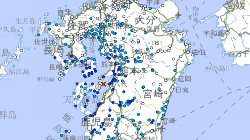 快訊/日本熊本規模5.1地震!最大震度4 福岡宮崎多地有感