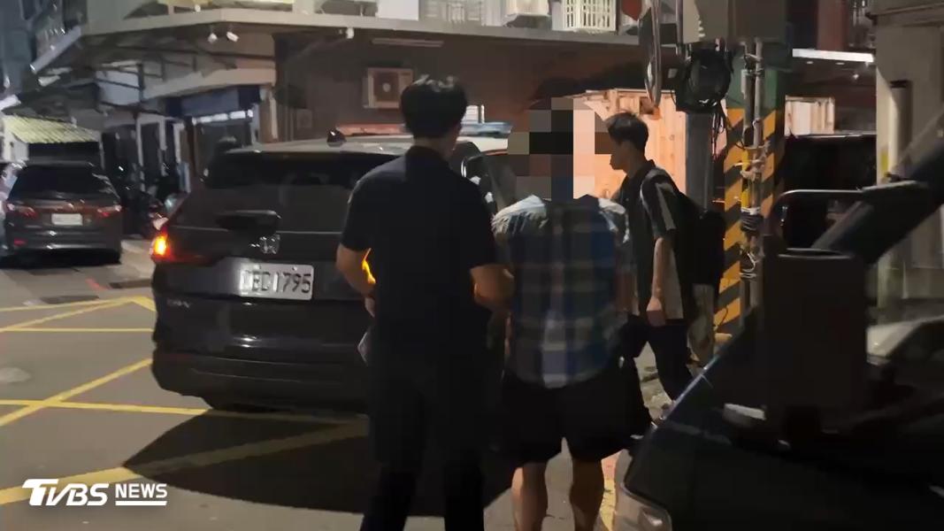 劉姓男子被警方查緝到案。(圖/TVBS)