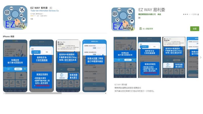 EZ Way易利委是私企!個資傳疑慮 關務署要查了