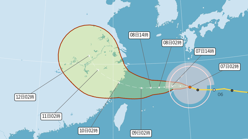 白海豚恐創紀錄!香港天文台:有望成中國65年來「最長途颱風」
