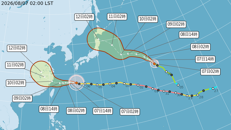 天氣/宜蘭狂飆38度!颱風外圍環流發威 週末迎劇烈豪雨