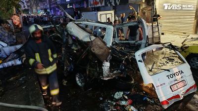 敘利亞首都驚傳爆炸!計程車「瞬成廢鐵」卡遺體 慘釀2死13傷