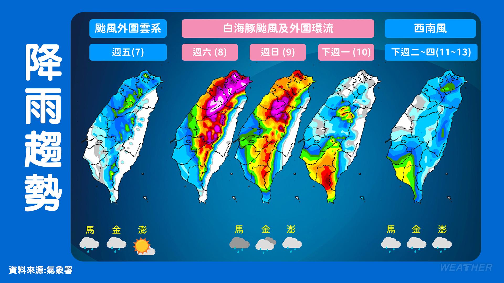 白海豚-白海豚颱風-白海豚路徑-白海豚颱風路徑-颱風白海豚路徑-白海豚颱風動態-颱風動態-白海豚颱風動向-氣象署-海上颱風警報