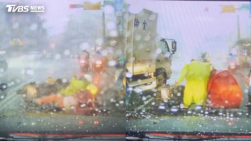 白海豚狂風吹翻騎士!暖心貨車「霸氣擋風」 3萬人讚:該加薪了