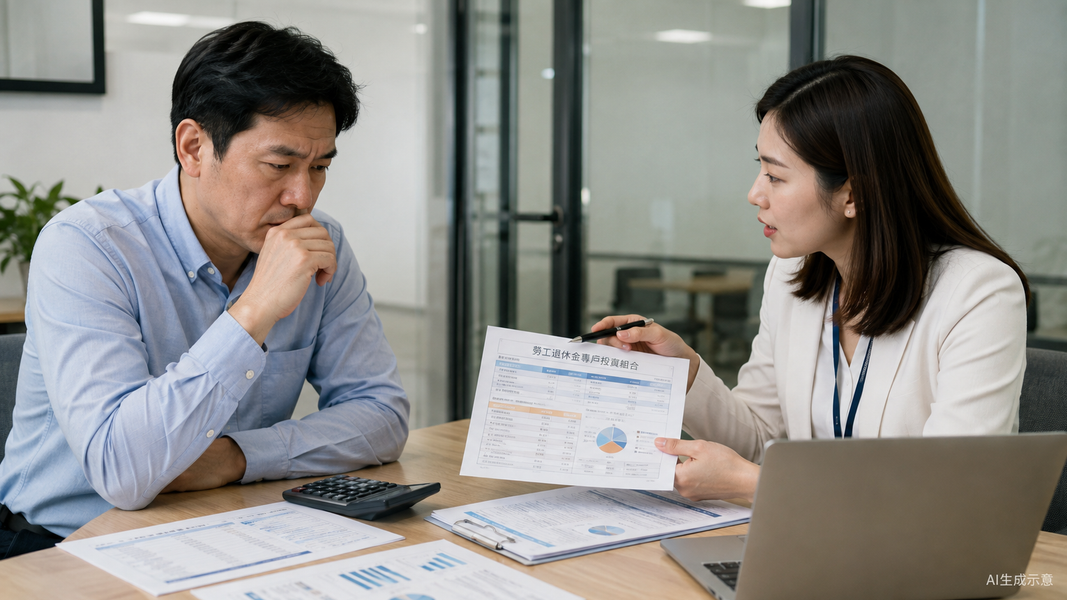 勞退6%成退休破口?物價、薪資與企業成本陷兩難。(圖/AI 生成)