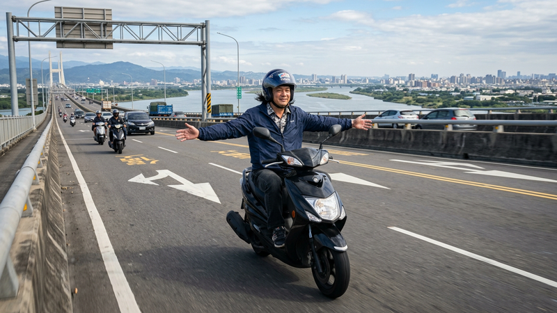 「放手飆車」慘噴1.2萬吊照 騎士辯手麻甩2下抗罰失敗
