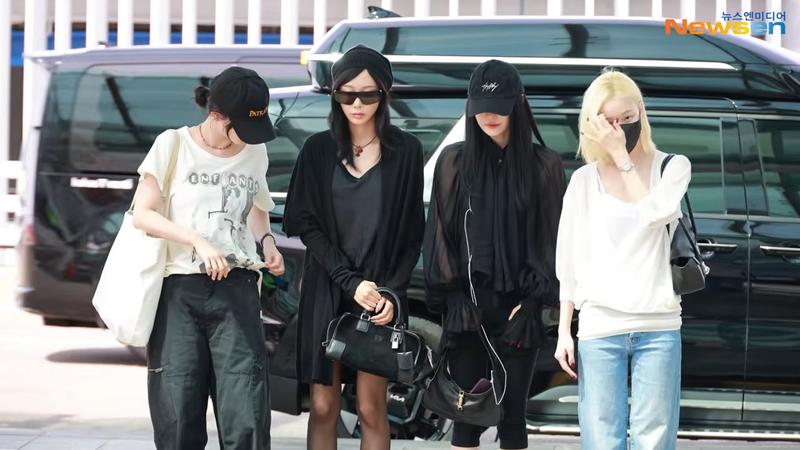 aespa明登大巨蛋開唱!現身機場準備飛台 KARINA遭粉絲包圍「嚇到縮成一團」