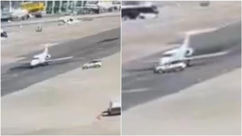 義大利機場爆恐怖事故! 地勤車衝上跑道「撞上要起飛班機」