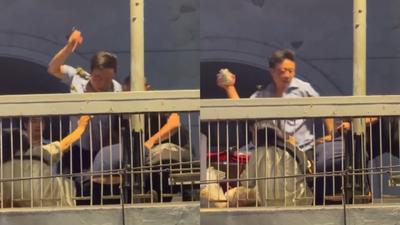 武漢城管持金屬物「猛砸攤商頭」!驚悚畫面瘋傳 網怒:該進監獄