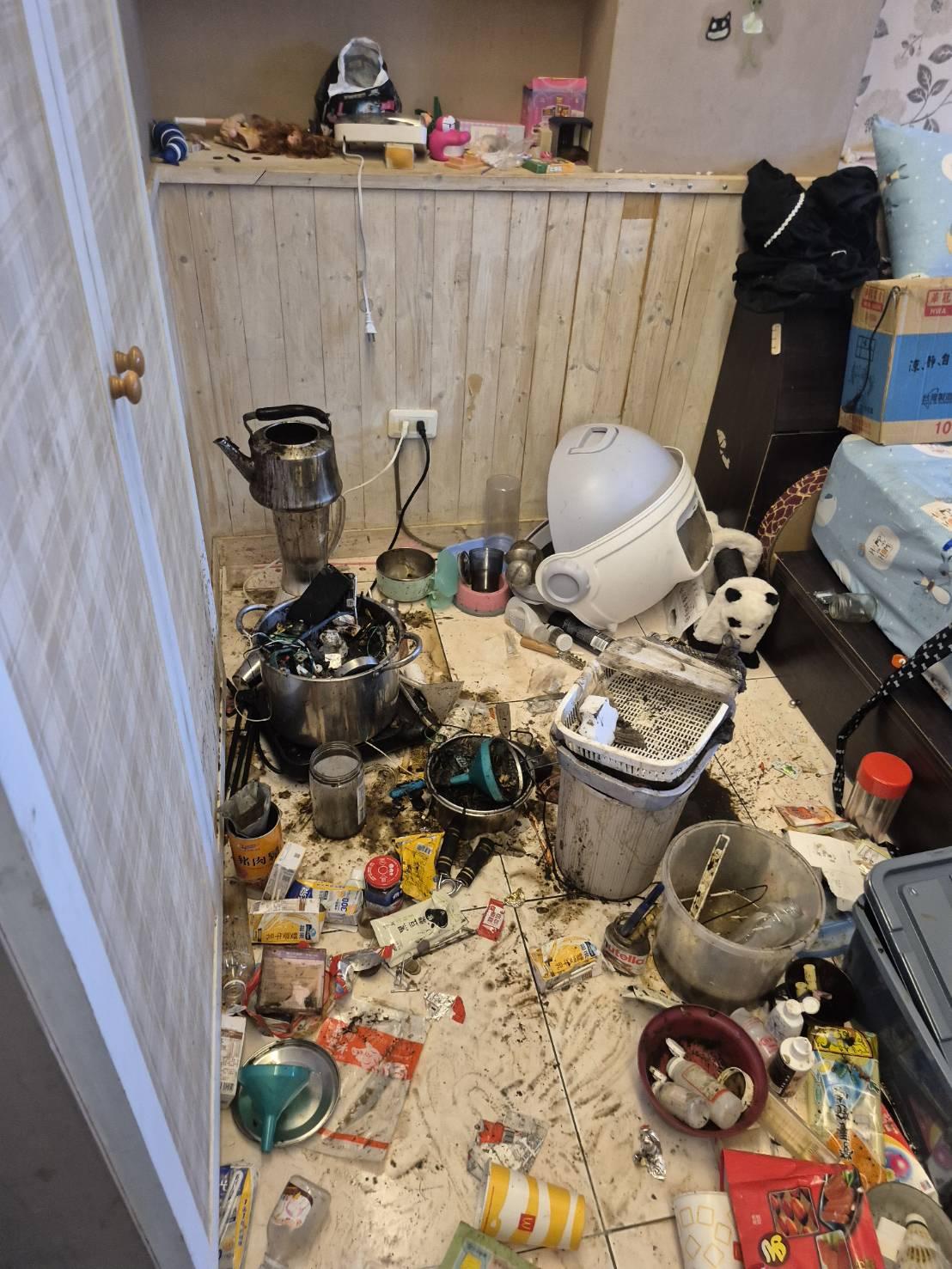 不只擾亂居民安寧,租屋處還很髒亂,破壞鄰居生活品質。(圖/資料畫面)
