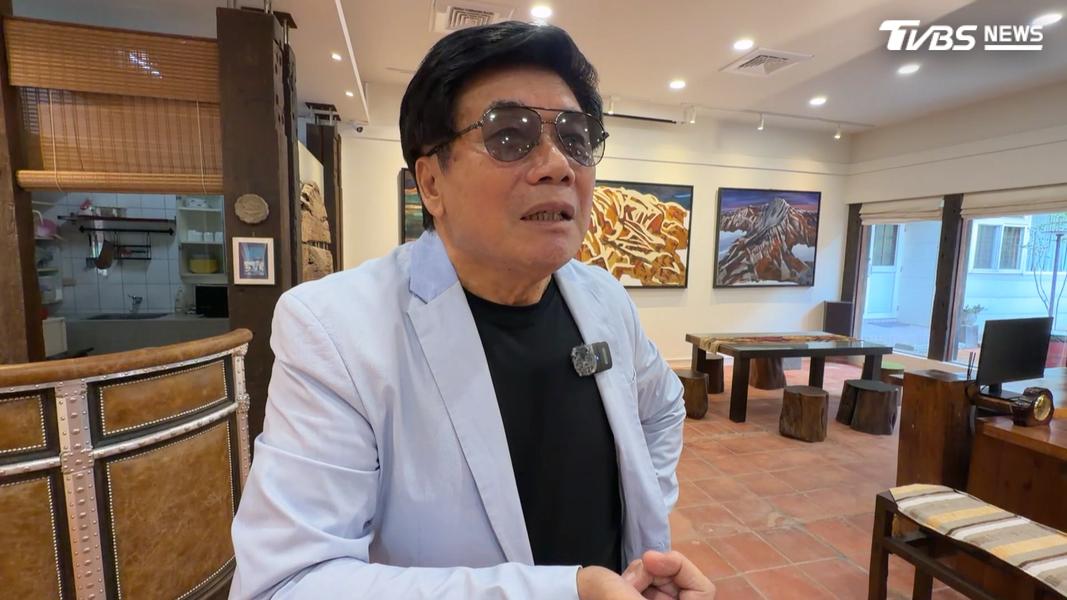 曾任高雄市水彩畫會理事長的陳文龍,深耕南部藝術圈多年,是相當具代表性的水彩畫家。(圖/TVBS)