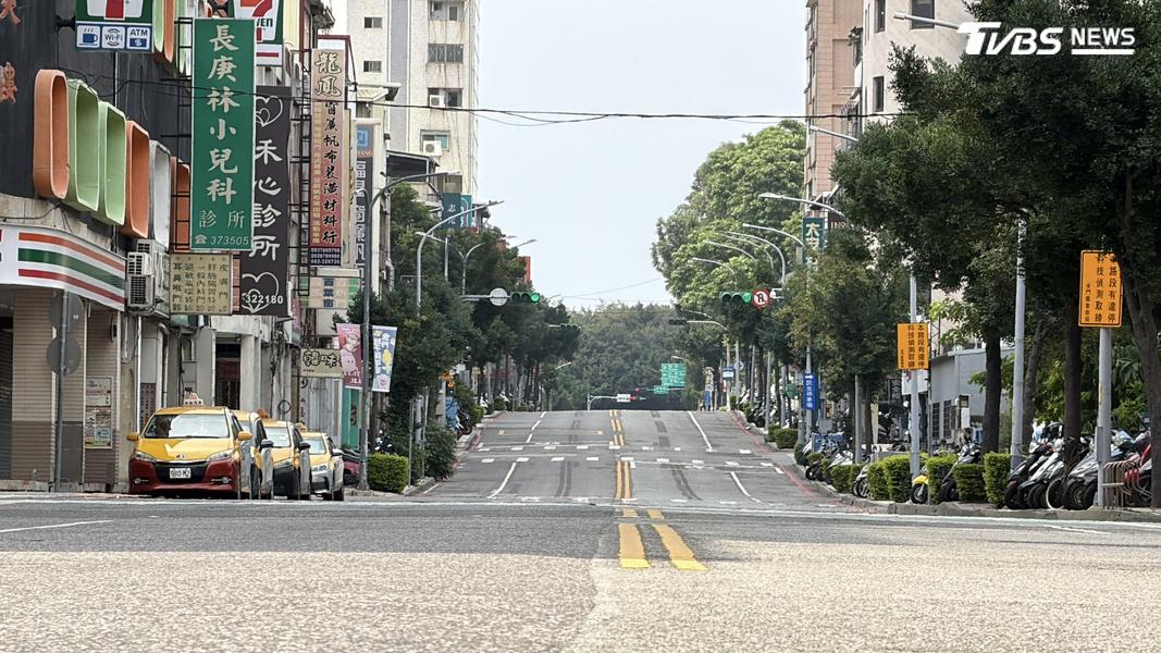 金門金城鎮街道淨空。(圖/程子奕攝)