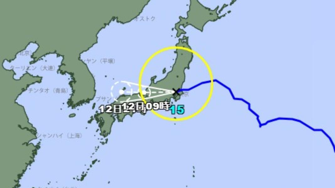 史上首見!昌鴻颱風登陸日本「茨城南部」 明將橫貫本州