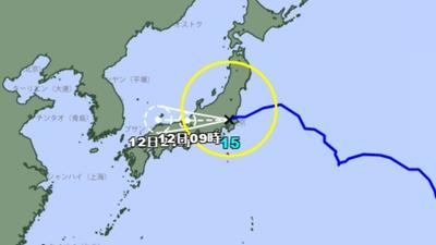 史上首見!昌鴻颱風登陸日本「茨城南部」 明將橫貫本州