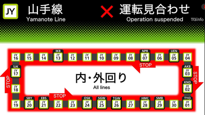快訊/東京原宿站驚傳民眾落軌!山手線內外環全面停駛