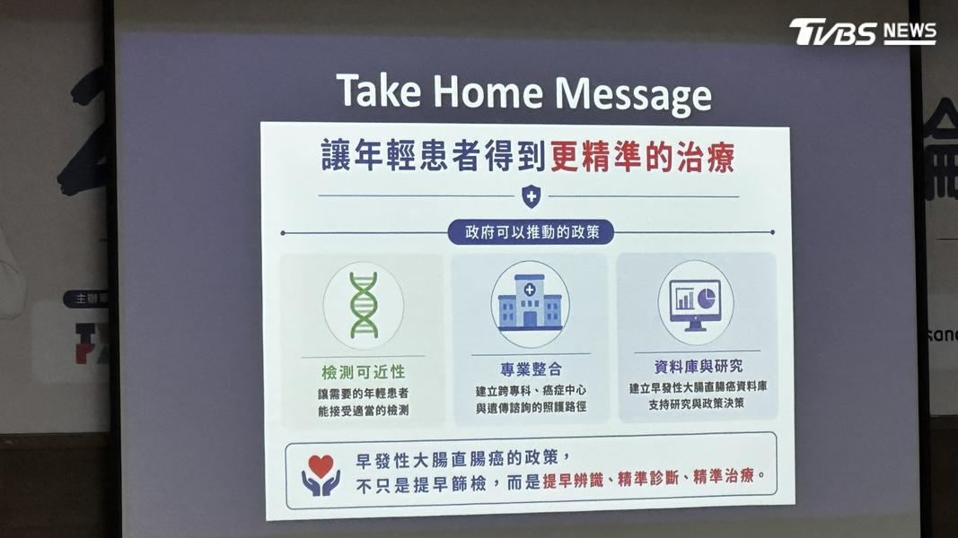 讓年輕患者得可以提早辨識、精準診斷、精準治療。(圖/陳詩璧攝)