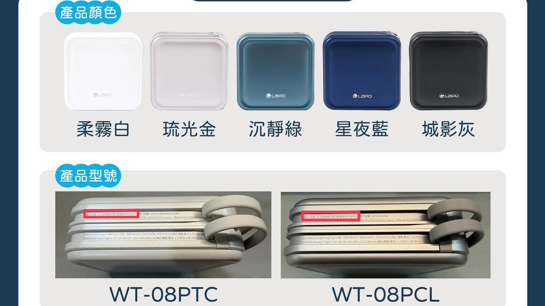 快檢查!8.7萬顆行動電源大規模召回 8品牌型號一次看