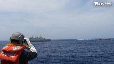 中國拉印尼台灣東部軍演 海軍秀聯手海巡「反封鎖護航」畫面曝