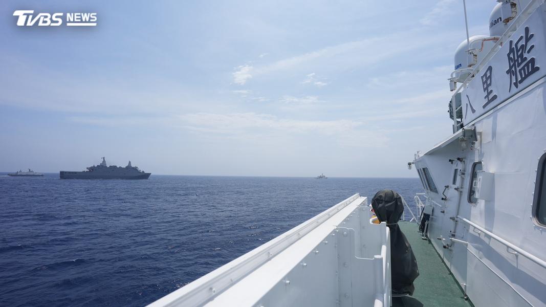 內層接護,623艦、625艦、CG-606及CG-1002艦內層接護1401艦。(圖/海軍司令部提供)