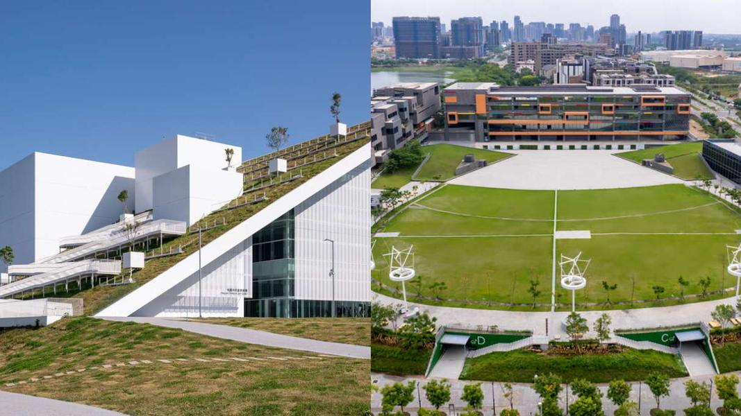 近幾年人氣破表的青埔藝術運動園區是複合型休閒綠帶,以一站式滿足民眾多種需求。(圖/翻攝自桃園觀光導覽網)