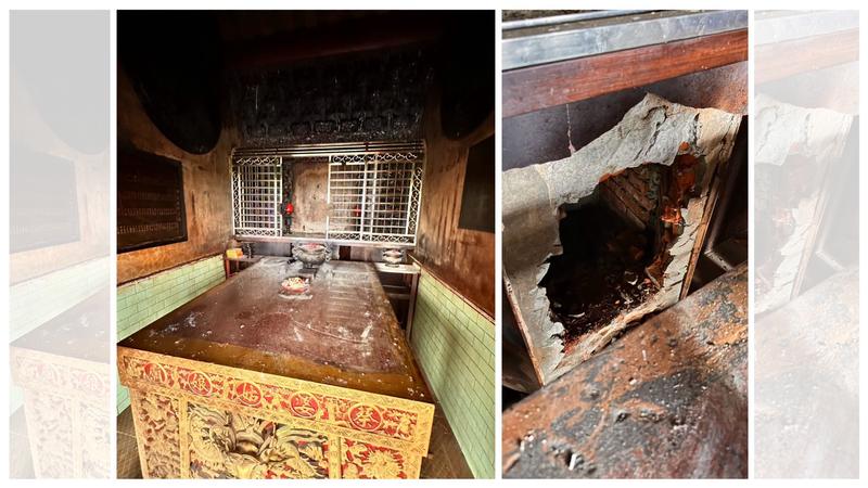 台南40年「蔡婆廟」遭毀!神像丟垃圾車、遺骨甕被鑿出