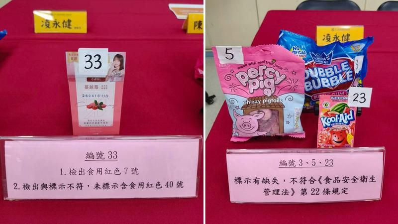 消基會驗出17件食品含紅色7號!恐傷肝腎 籲修法禁止使用