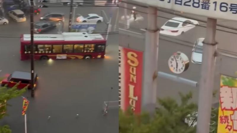 日本千葉縣18市列大雨最高警戒 女受困車內命危送醫