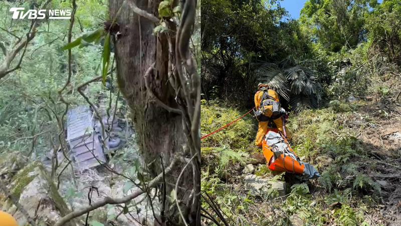和平林道砂石車墜80米深谷 駕駛甩出車外遭土石掩埋亡
