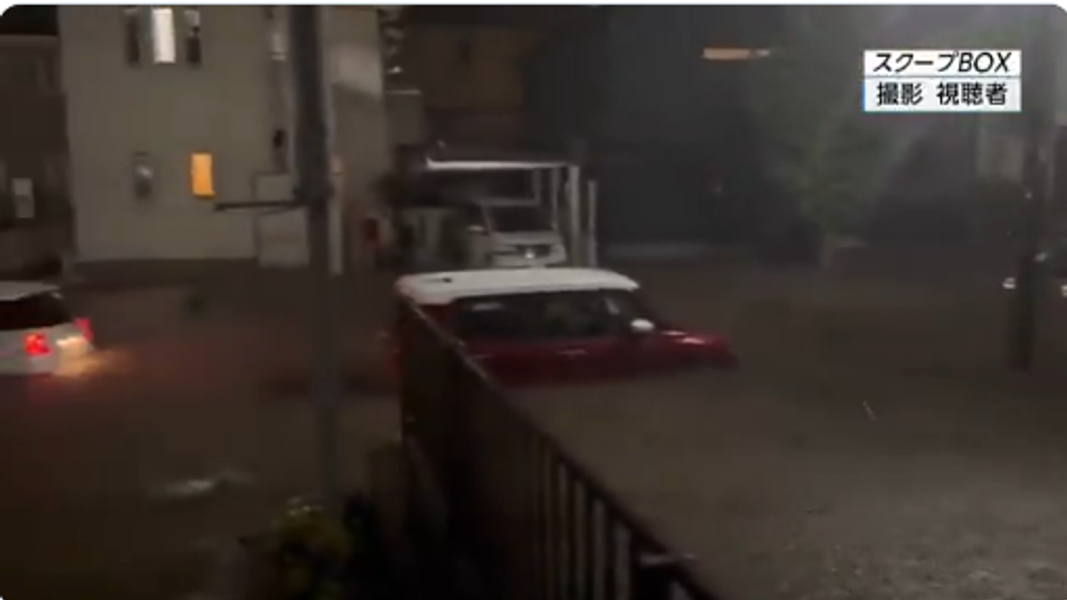 極端豪雨狂炸千葉!強烈積雨雲持續停滯 釀4死1心肺停止