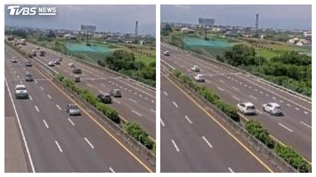 快訊/休假出遊崩潰!國1虎尾段5車內線撞成團 回堵2km