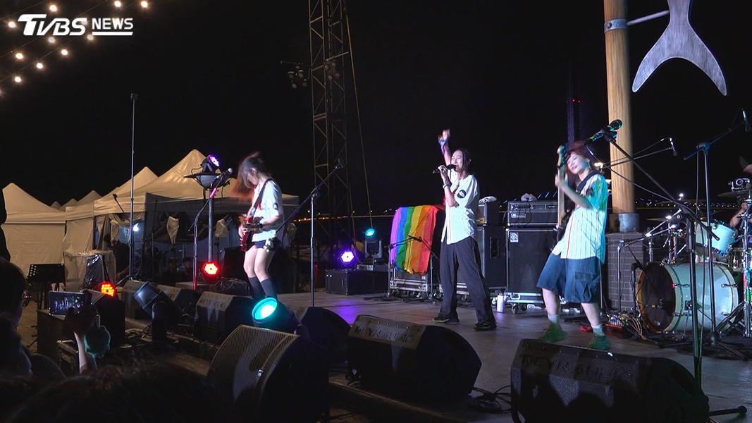 2026新北市河海音樂季「淡水場」8/15起登場,10組樂團登台,輪番演唱。(圖/TVBS)