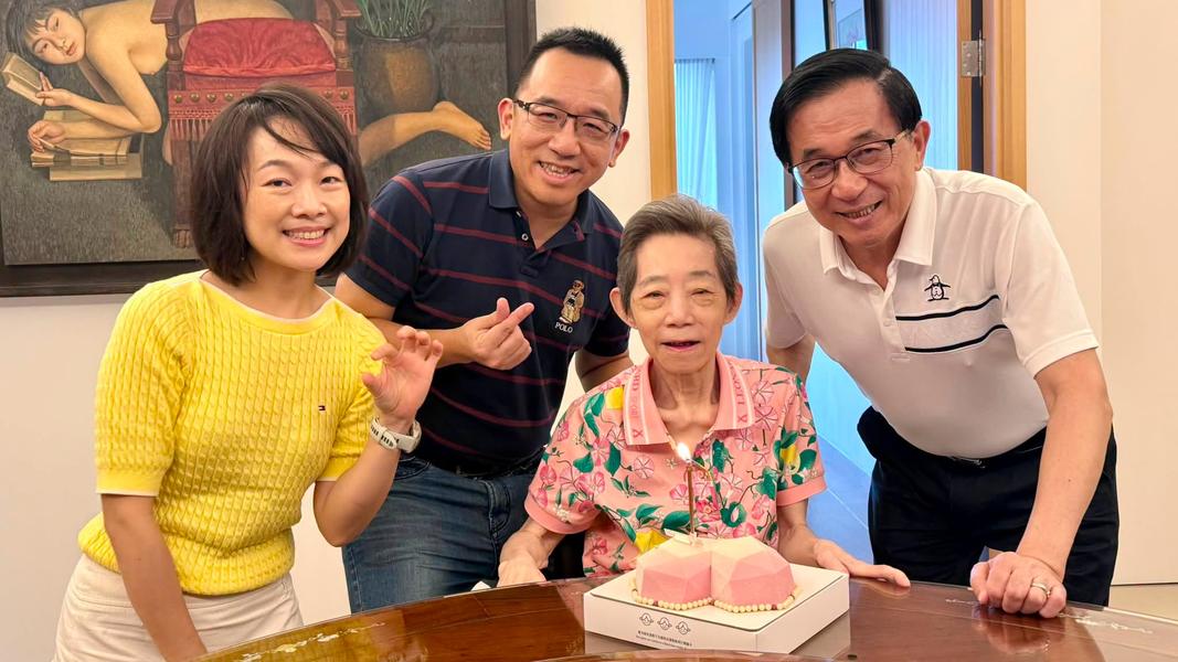 陳水扁謝陳致中「給姊姊幸妤打氣」 歪樓告誡兒變胖:控制一下