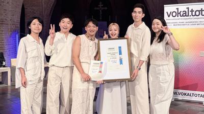 獨家/評審一聽秒知「來對了」!台灣人聲樂團VAVAW奧地利奪金 主唱獲特別獎