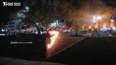法會金紙餘燼倒大排?民眾控環境污染 包商喊冤:是翻桶火花