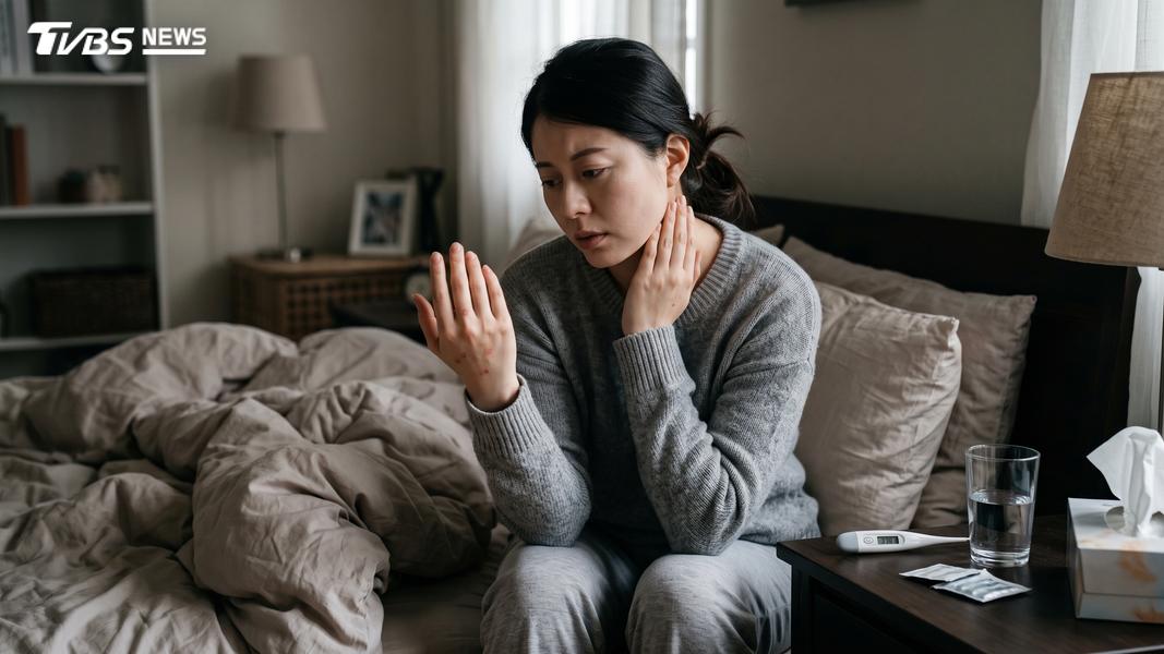 腸病毒不只小孩得!大人手掌冒疹狂傳同事
