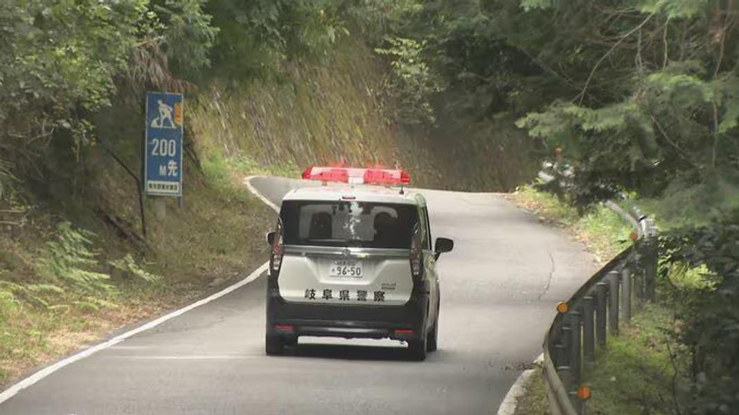岐阜縣池田町晨跑者遭小熊攻擊。(圖/翻攝自TBS)